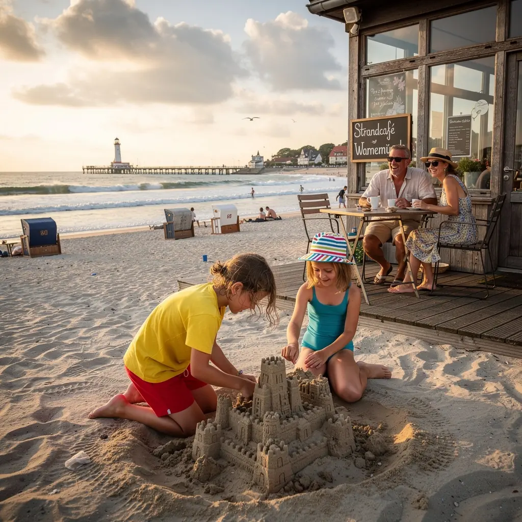 Eltern planen ihre Reise mit einer Karte und Notizen.
